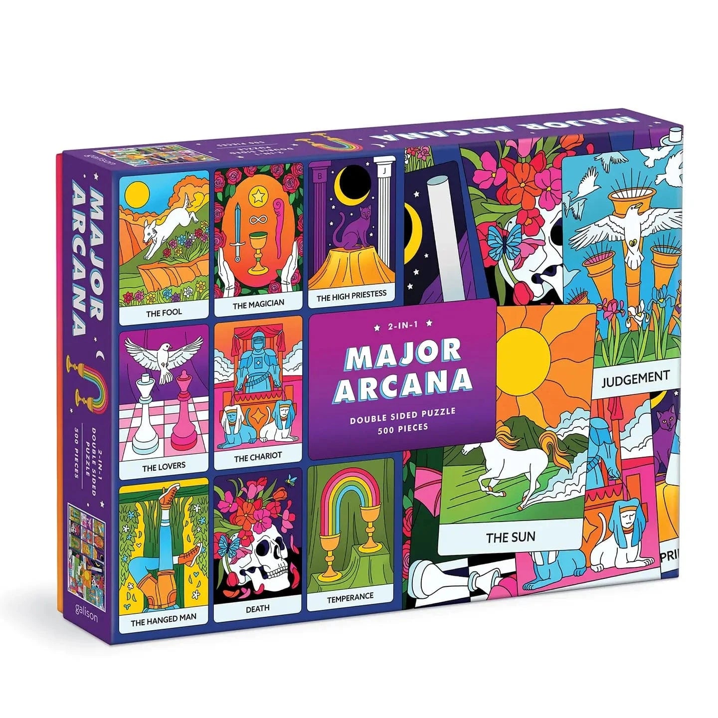 Texas Bookman Puzzles > Jigsaw Puzzles Major Arcana 500 Piece Double Sided Puzzle 9780735373297