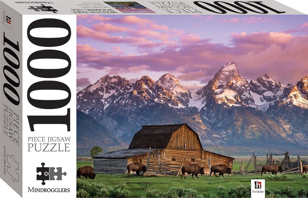 Texas Bookman Puzzles > Jigsaw Puzzles Moultan Barn, Wyoming, USA 1000pc Jigsaw Puzzle 9781488910296 2306132