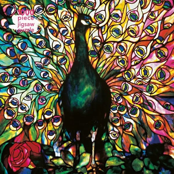 Texas Bookman Puzzles > Jigsaw Puzzles Tiffany: Displaying Peacock 1000 Piece Jigsaw Puzzle 9781787558878 2308082