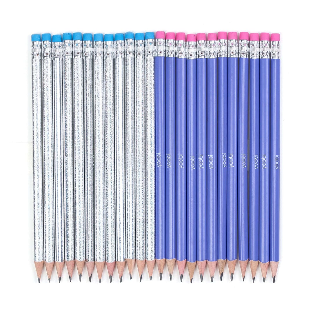 Texas Bookman Stationery NO. 2 PENCILS, 24 PACK (Purple & Holographic) 8438051025581 2209024
