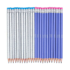 Texas Bookman Stationery NO. 2 PENCILS, 24 PACK (Purple & Holographic) 8438051025581 2209024