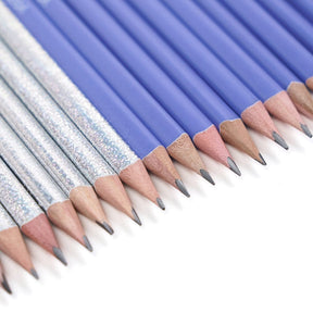 Texas Bookman Stationery NO. 2 PENCILS, 24 PACK (Purple & Holographic) 8438051025581 2209024