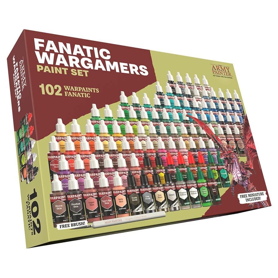 The Army Painter APS Hobby Supplies > Paints Warpaints Fanatic: Wargamers Paint Set 5713799807310 AMYWP8073