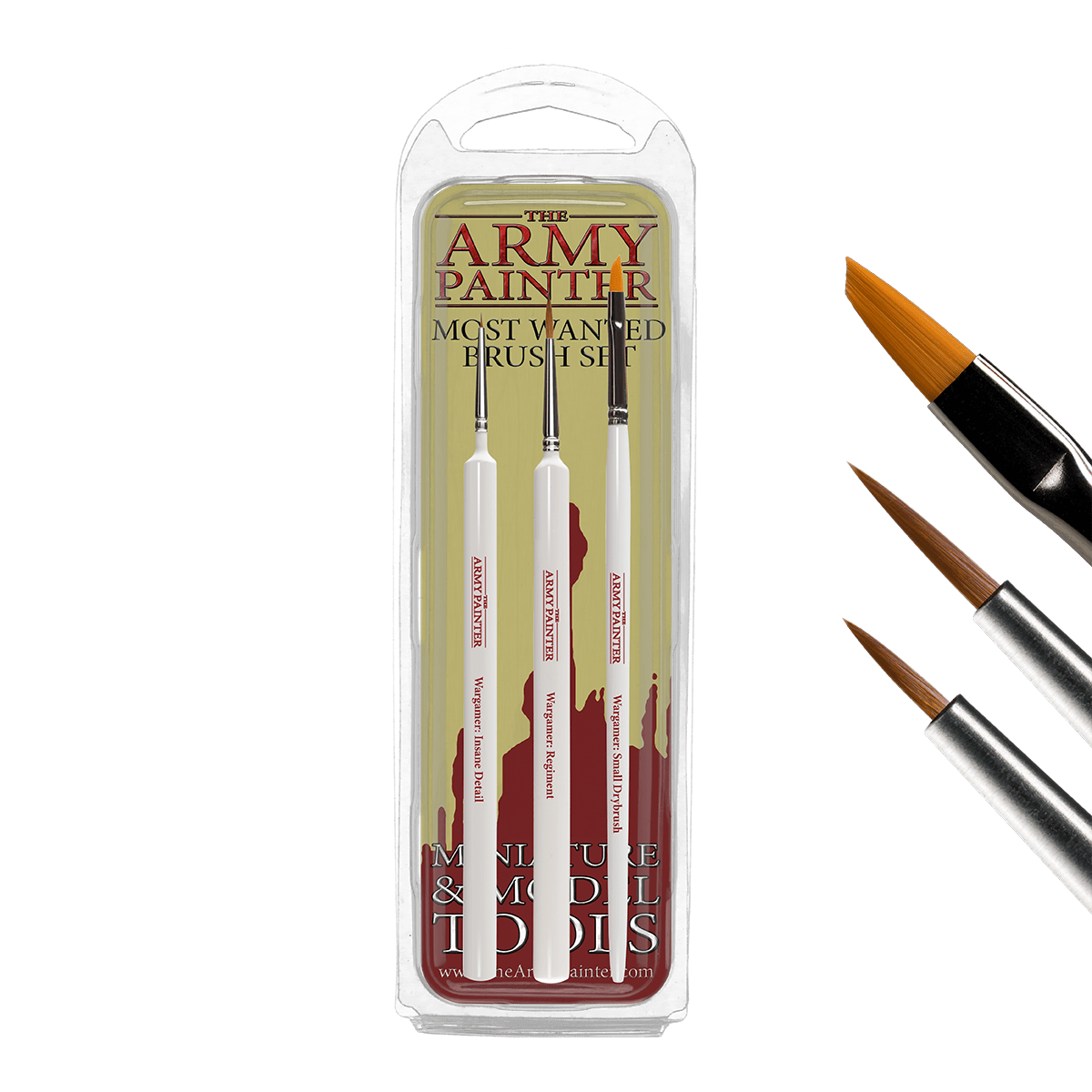 The Army Painter Hobby Supplies > Brushes Army Painter: Wargamers Most Wanted Brushes 5713799504301 TAPTL5043