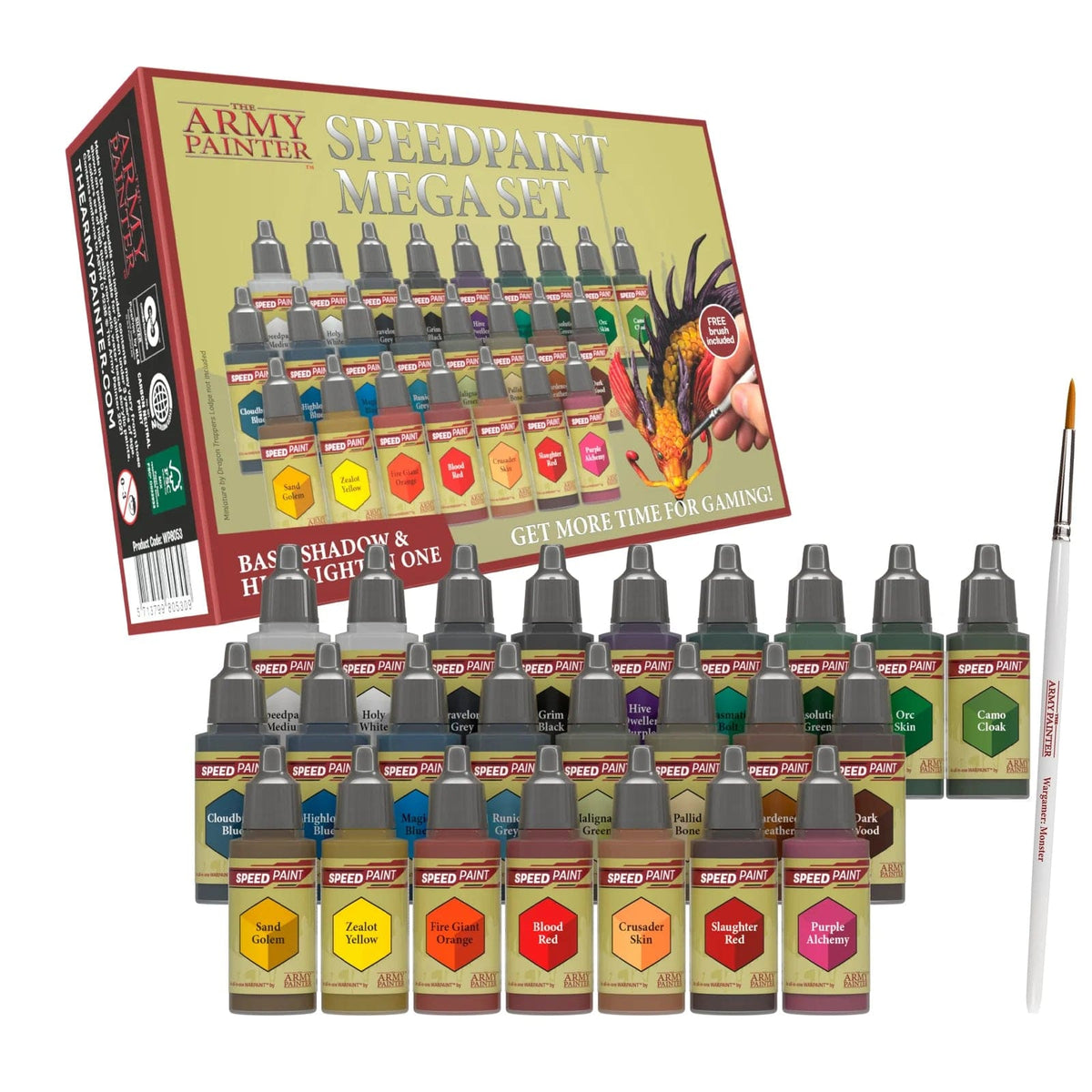 The Army Painter Hobby Supplies > Paints Army Painter: Speedpaint - Mega Set 5713799805309 TAP WP8053