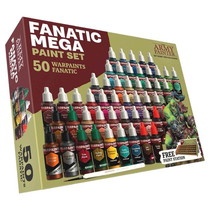 The Army Painter Hobby Supplies > Paints Army Painter: Warpaints - Fanatic Mega Set 5713799806702 AMYWP8067