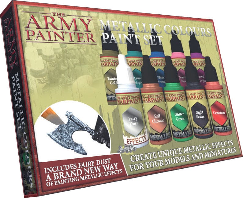 The Army Painter Hobby Supplies > Paints Army Painter: Warpaints - Metallic Colours Paint Set 5713799804807 TAP WP8048