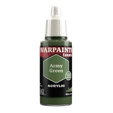 The Army Painter Hobby Supplies > Paints Warpaints Fanatic: Army Green 18ml 5713799306806 TAP WP3068