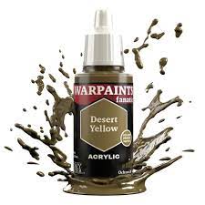 The Army Painter Hobby Supplies > Paints Warpaints Fanatic: Desert Yellow 18ml 5713799308107 TAP WP3081