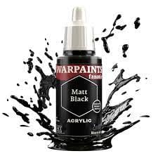 The Army Painter Hobby Supplies > Paints Warpaints Fanatic: Matt Black 18ml 5713799300125 TAP WP3001