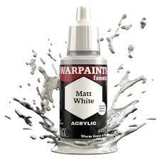 The Army Painter Hobby Supplies > Paints Warpaints Fanatic: Matt White 18ml 5713799301221 TAP WP3012