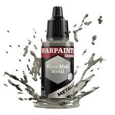 The Army Painter Hobby Supplies > Paints Warpaints Fanatic: Metallic - Plate Mail Metal 18ml 5713799319202 TAP WP3192