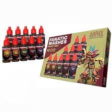The Army Painter Hobby Supplies > Paints Warpaints Fanatic: Washes Paint Set 5713799806801 TAP WP8068