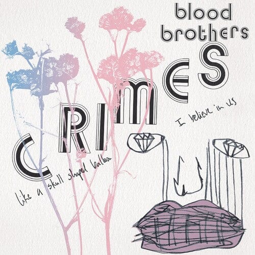 The Blood Brothers Music > Vinyl Records The Blood Brothers - Crimes (Collector's Edition) - Bubblegum Pink & Baby Blue [Explicit Content] 045778705801 EPT87058BPBB.1