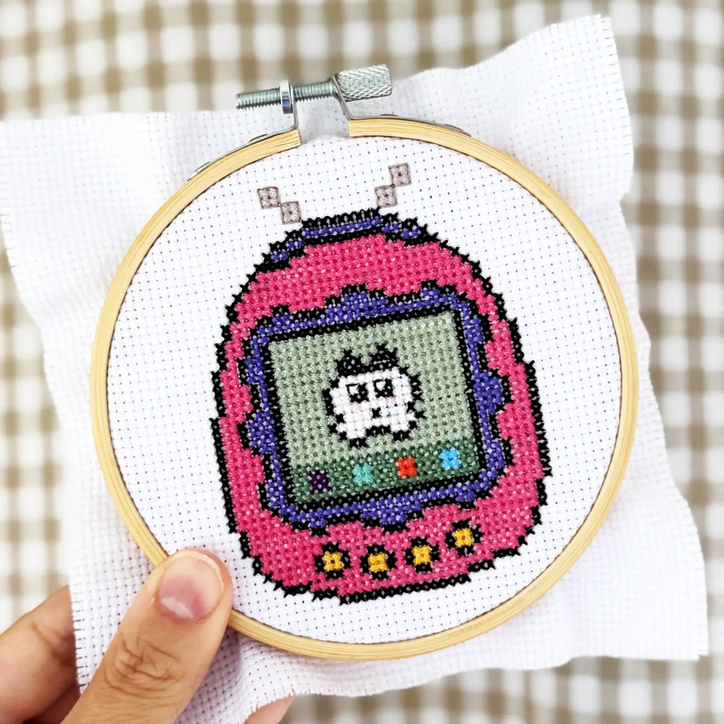 The Cloud Factory Hobby Supplies > Supply Kits 90s Virtual Pocket Pet Cross Stitch Kit 55508732