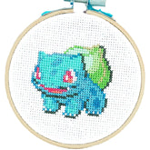 The Cloud Factory Hobby Supplies > Supply Kits Bulbasaur - Diy Cross Stitch Kit 69202131175132 69202131175132