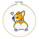 The Cloud Factory Hobby Supplies > Supply Kits Corgi Butt - Diy Cross Stitch Kit 69202131332732 69202131332732