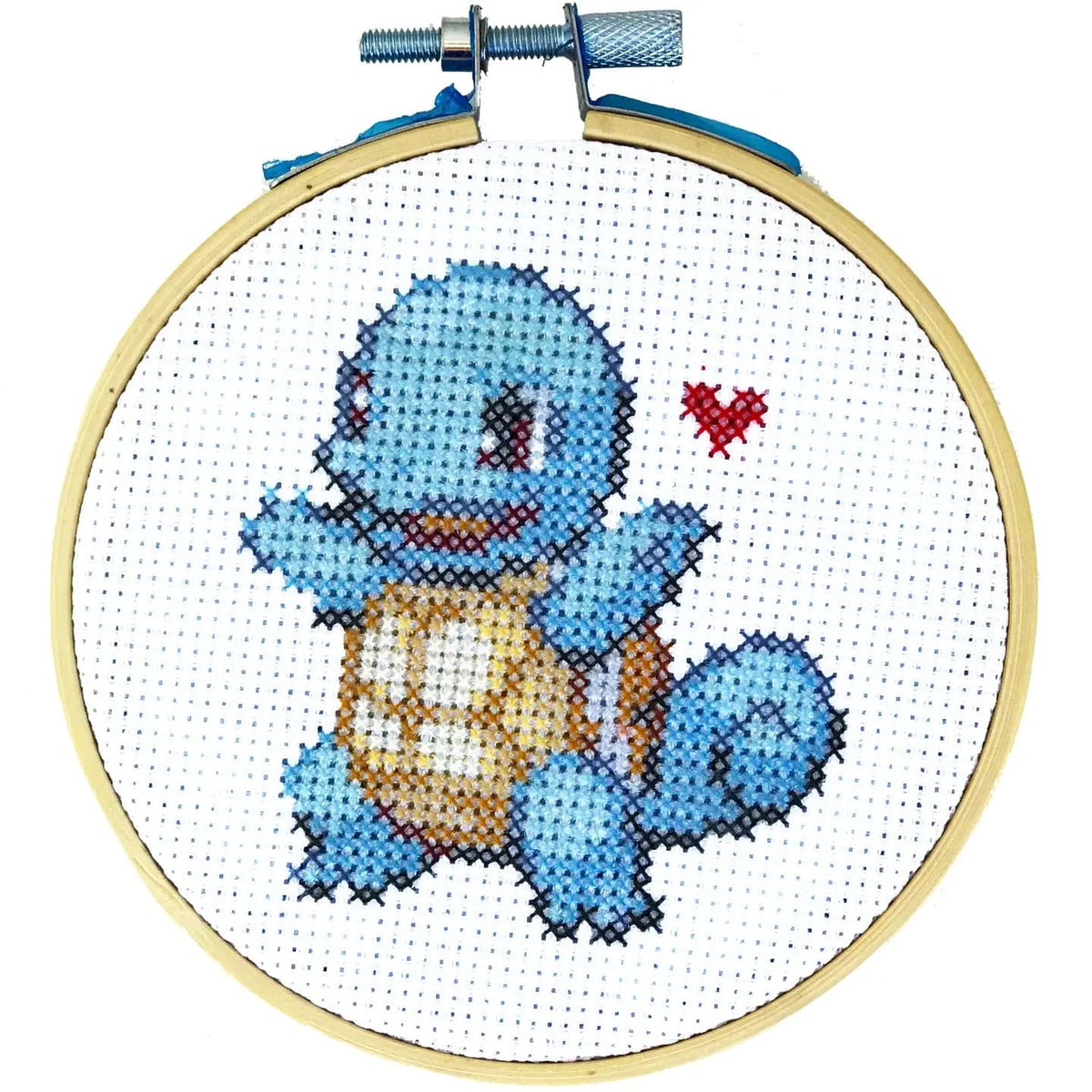 The Cloud Factory Hobby Supplies > Supply Kits Squirtle Love - Diy Cross Stitch Kit 687121406050 687121406050