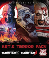 The Coven Movies > Blu-Ray BR: Art's Terror Pack: Terrifier 2 / Terrifier 3 / Art Attack: The Dissection of Terrifier 3 767685171493 TCOV7149BR