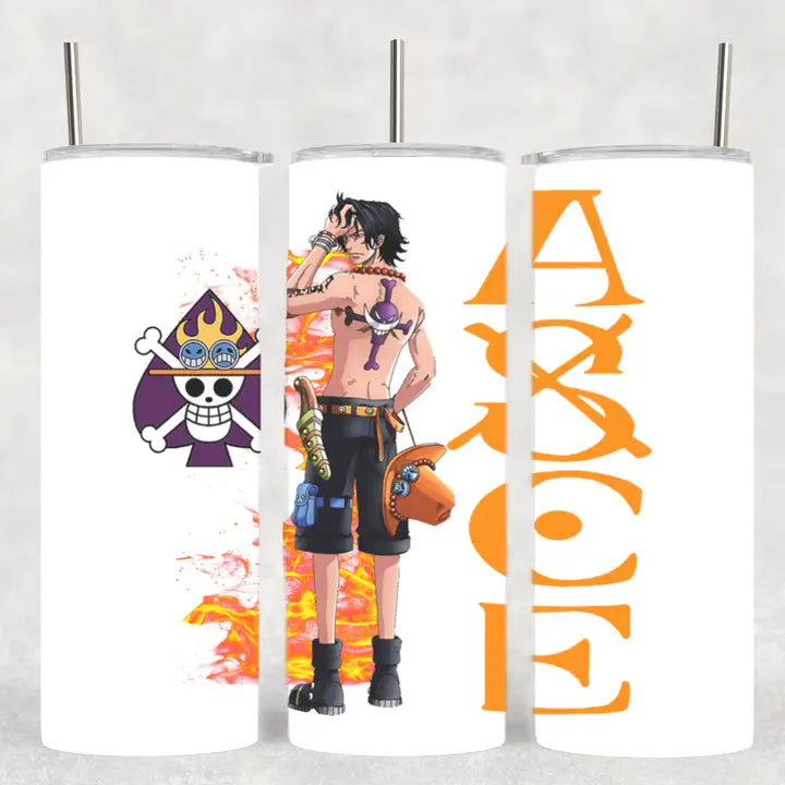 The Geek Boutique Home > Drinkware Ace (One Piece) Tumbler 12894716