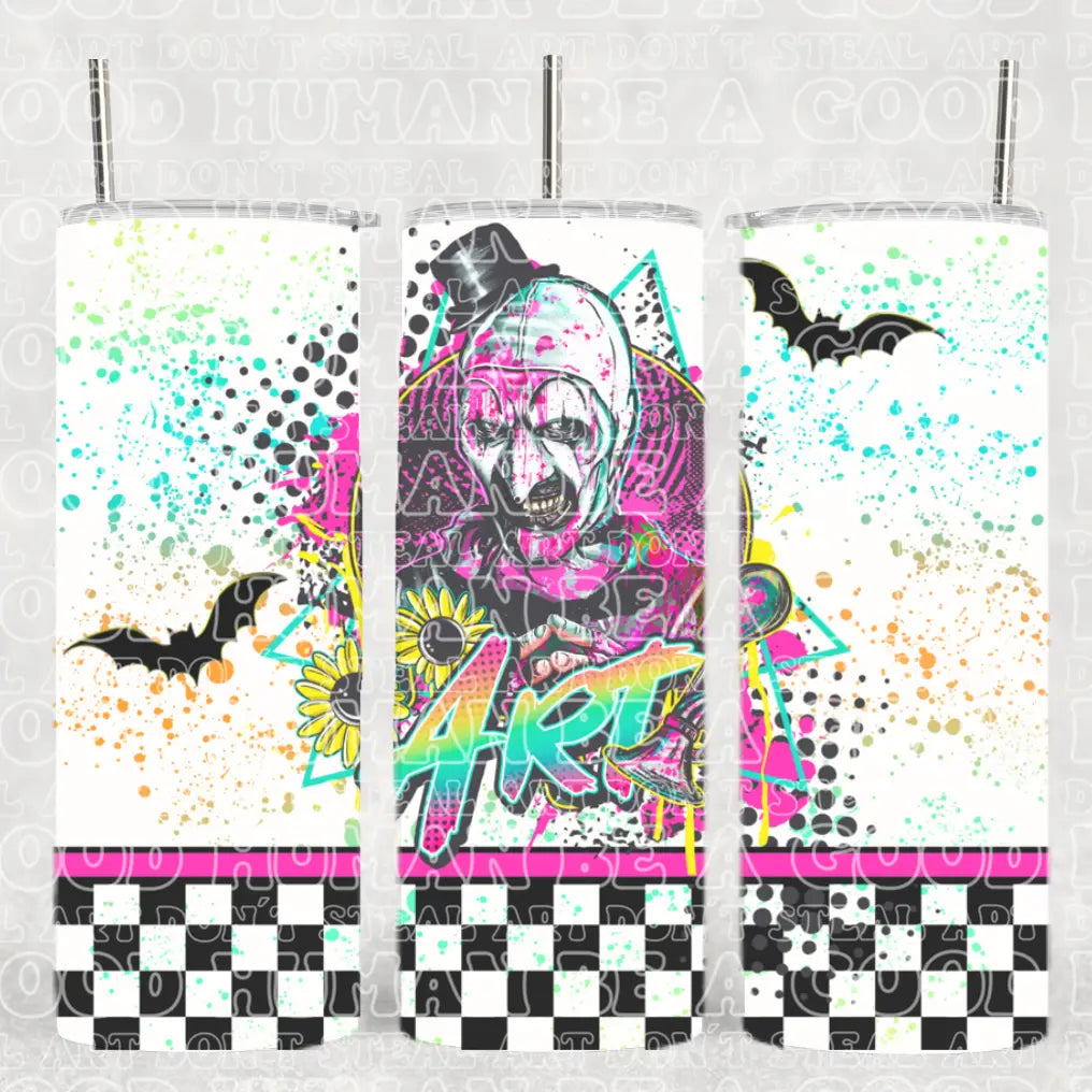 The Geek Boutique Home > Drinkware Art The Clown Tumbler 55751676
