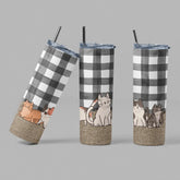 The Geek Boutique Home > Drinkware Burlap Cats Tumbler