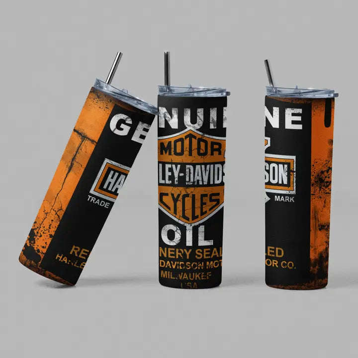 The Geek Boutique Home > Drinkware Harley-Davidson Oil Tumbler 07094780