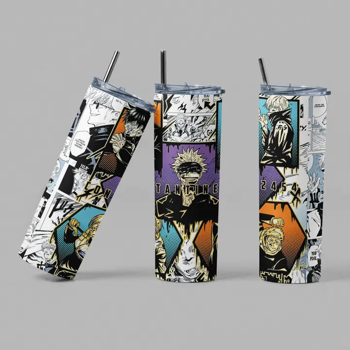 The Geek Boutique Home > Drinkware Jujutsu Kaisen (Group) Manga Panel Tumbler 07684604