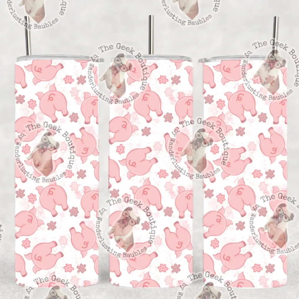 The Geek Boutique Home > Drinkware Piggy Butt Tumbler 12468732