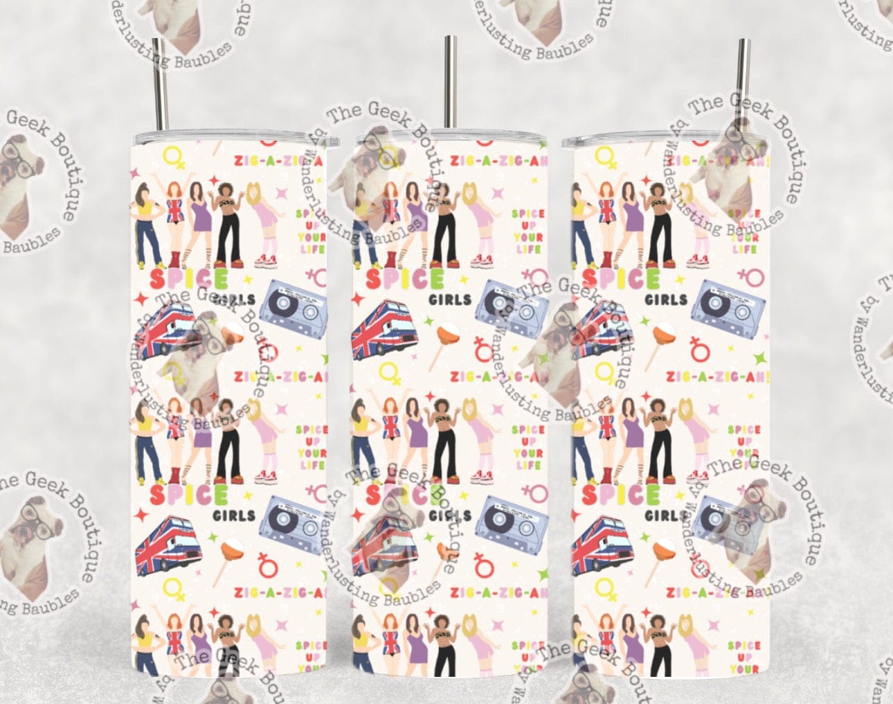 The Geek Boutique Home > Drinkware Spice Girls Tumbler
