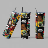 The Geek Boutique Home > Drinkware Star Wars Collage Tumbler