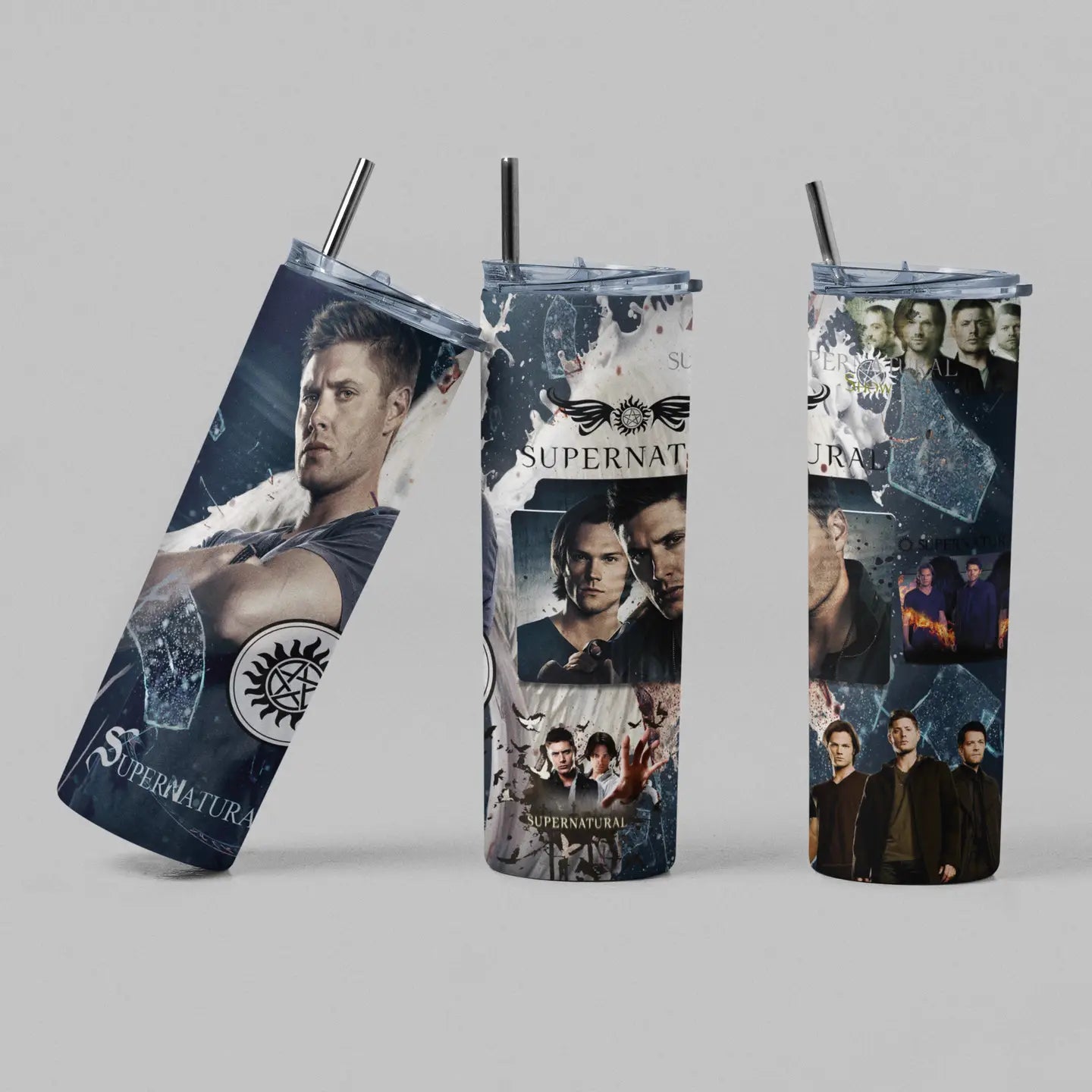 The Geek Boutique Home > Drinkware Supernatural Show Collage Tumbler 61027324