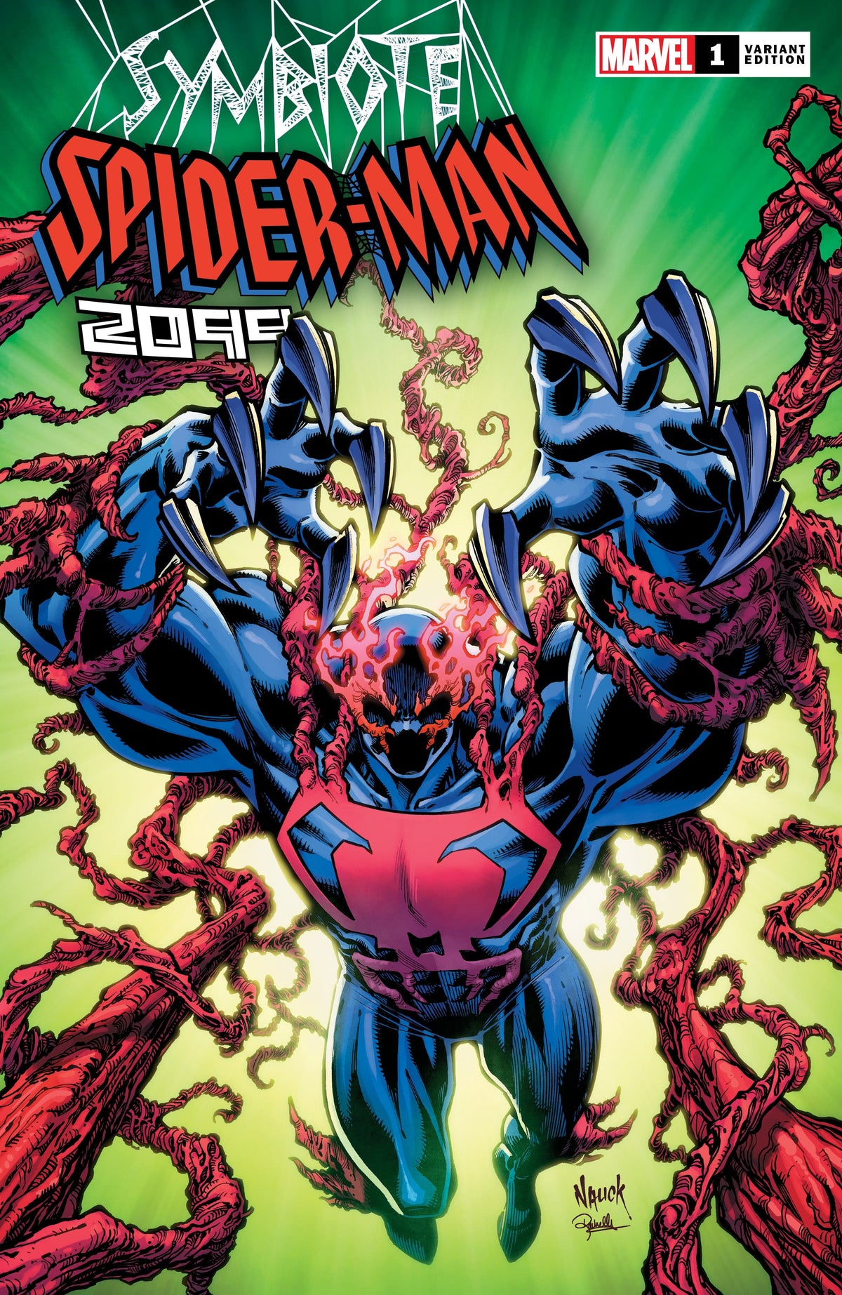 Symbiote Spider-Man 2099 #1 Hero Initiative Exclusive Todd Nauck Variant