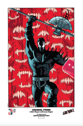 THE HERO INITIATIVE Decor > Posters > Hero Initiative Grendel Prime Print [SIGNED BY MATT WAGNER] TE-HERO-GRENDEL-PRINT