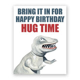 The Mincing Mockingbird Stationery > Greeting Cards Hug Time Birthday Card 3033bri