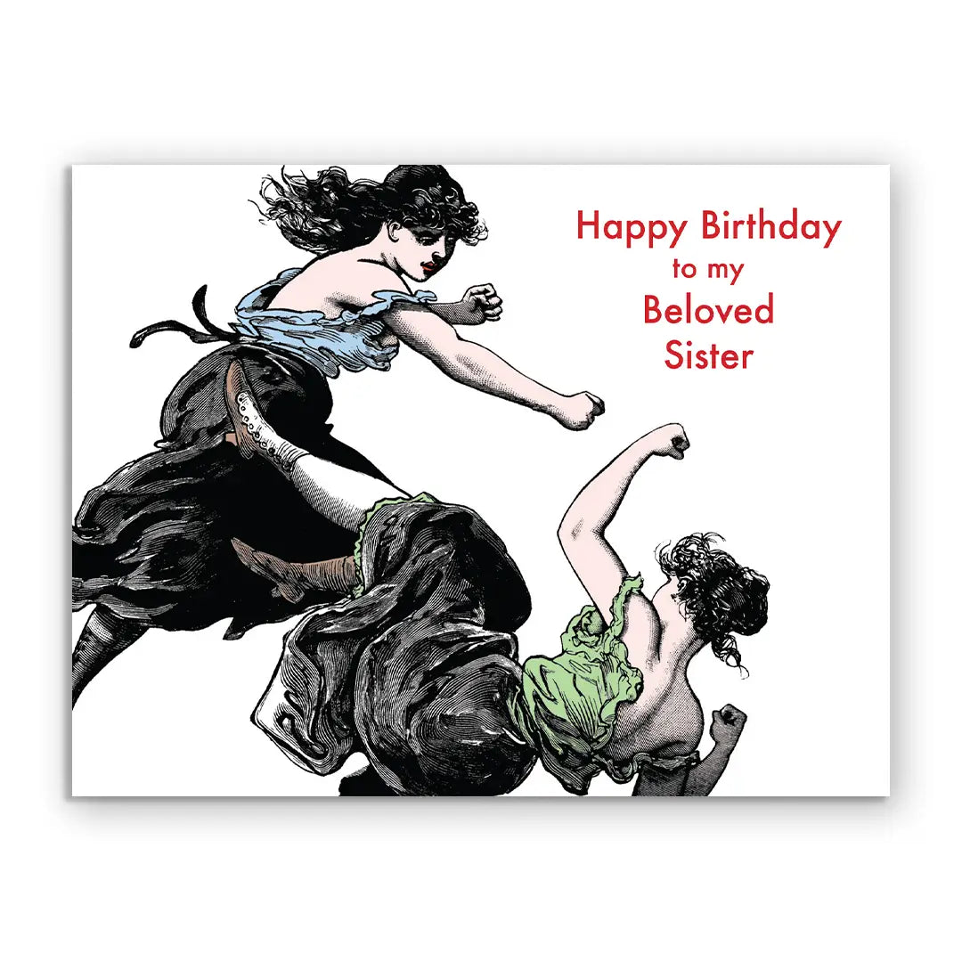 The Mincing Mockingbird Stationery > Greeting Cards Sister Birthday Card 3054sis
