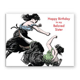 The Mincing Mockingbird Stationery > Greeting Cards Sister Birthday Card 3054sis