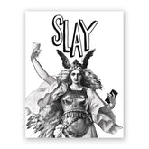 The Mincing Mockingbird Stationery > Greeting Cards Slay Greeting Card 2014sla