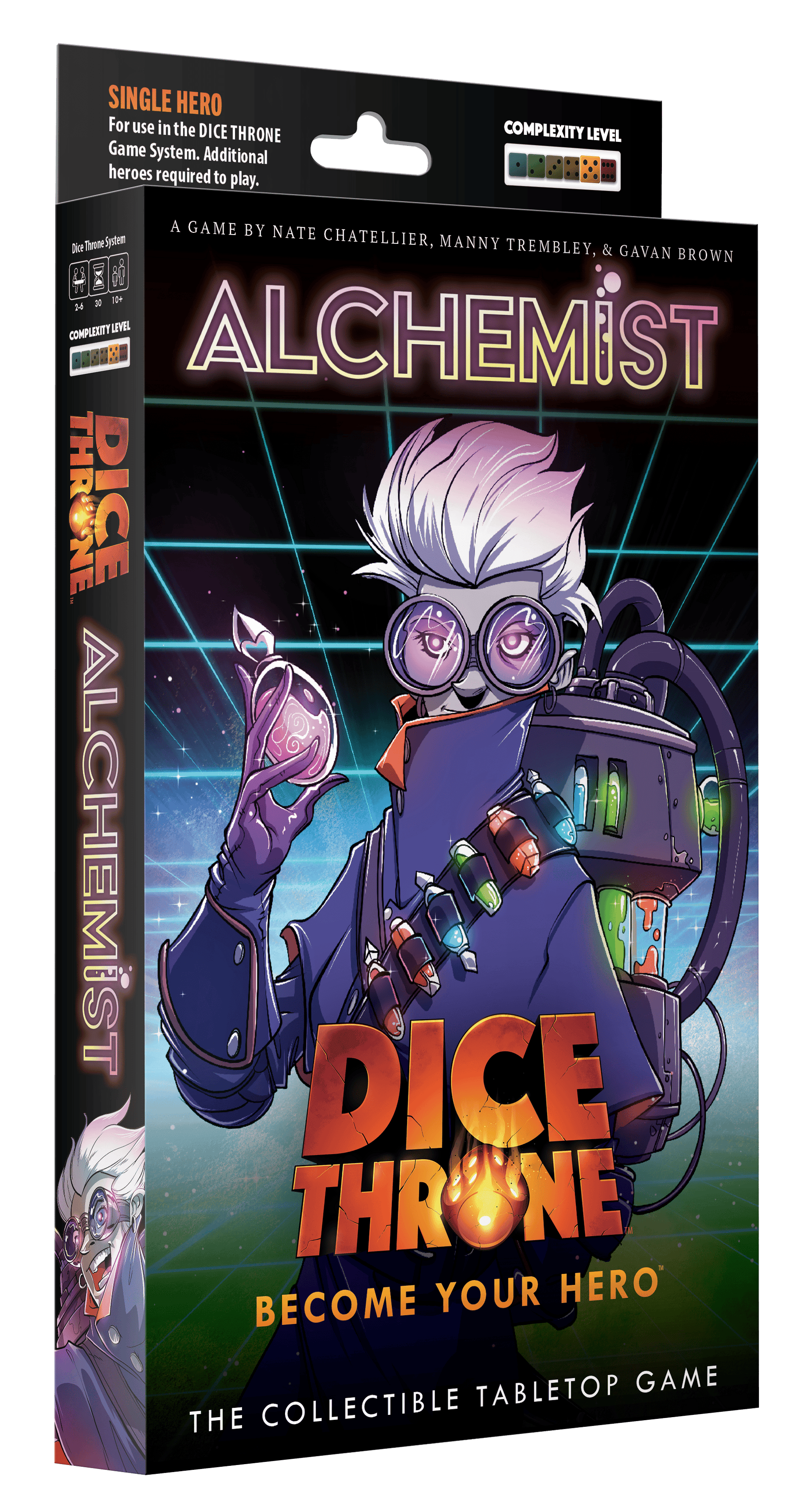 The Op Games Board Games > Expansions Dice Throne Hero Pack - Alchemist 850065360546 DTI1421