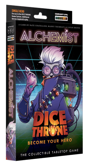 The Op Games Board Games > Expansions Dice Throne Hero Pack - Alchemist 850065360546 DTI1421