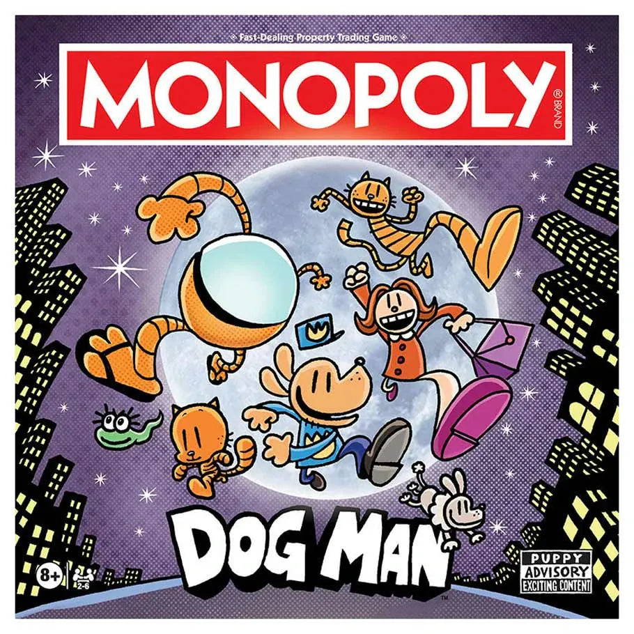 The Op Games Board Games Monopoly: Dog Man 700304160287 USOMN194934