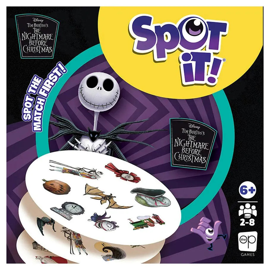 The Op Games Board Games > Party Games Spot It: Nightmare Before Christmas 700304160584 USOSI004261