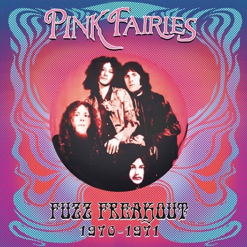 PINK FAIRIES - Fuzz Freakout 1970-1971 - Blue/ pink/ black Splatter