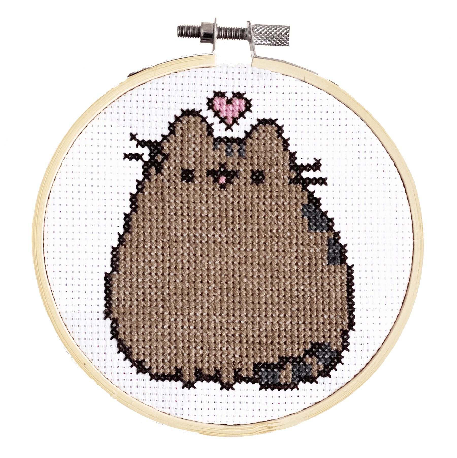 TheCloudFactory Hobby Supplies > Supply Kits Pusheen - Diy Cross Stitch Kit 83379964