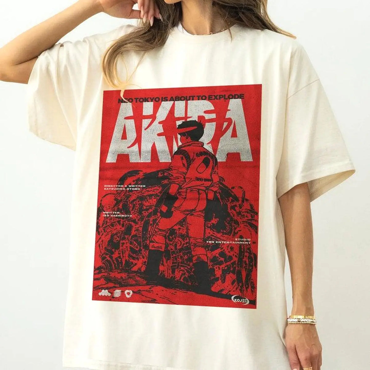 TheKingShirt Apparel > T-shirts T-SHIRT: Akira Anime Movie T-Shirt (Retro 80s)