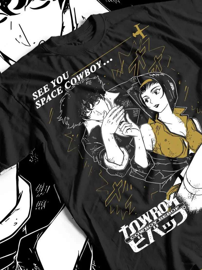 TheKingShirt Apparel > T-shirts T-SHIRT: Cowboy Bebop - Spike & Faye