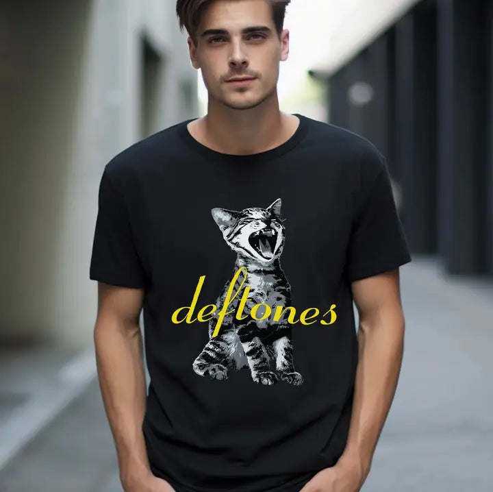 TheKingShirt Apparel > T-shirts T-SHIRT: Deftones (Cat)