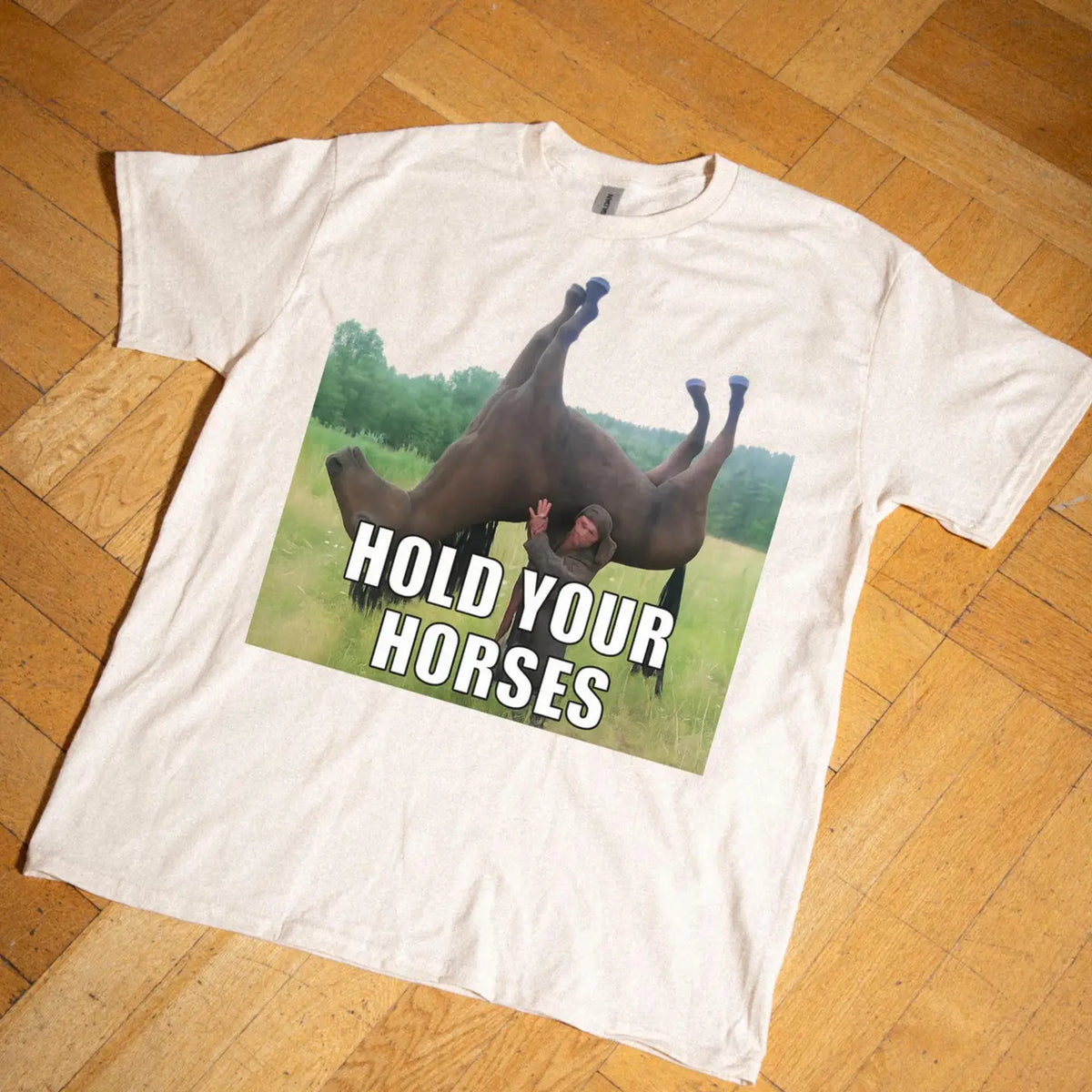 TheKingShirt Apparel > T-shirts T-SHIRT: Hold Your Horses