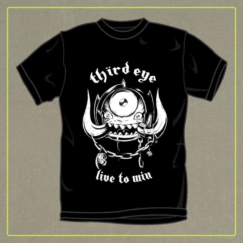 Third Eye Apparel > T-shirts LIVE TO MIN T-SHIRT - RPG DAY 2025