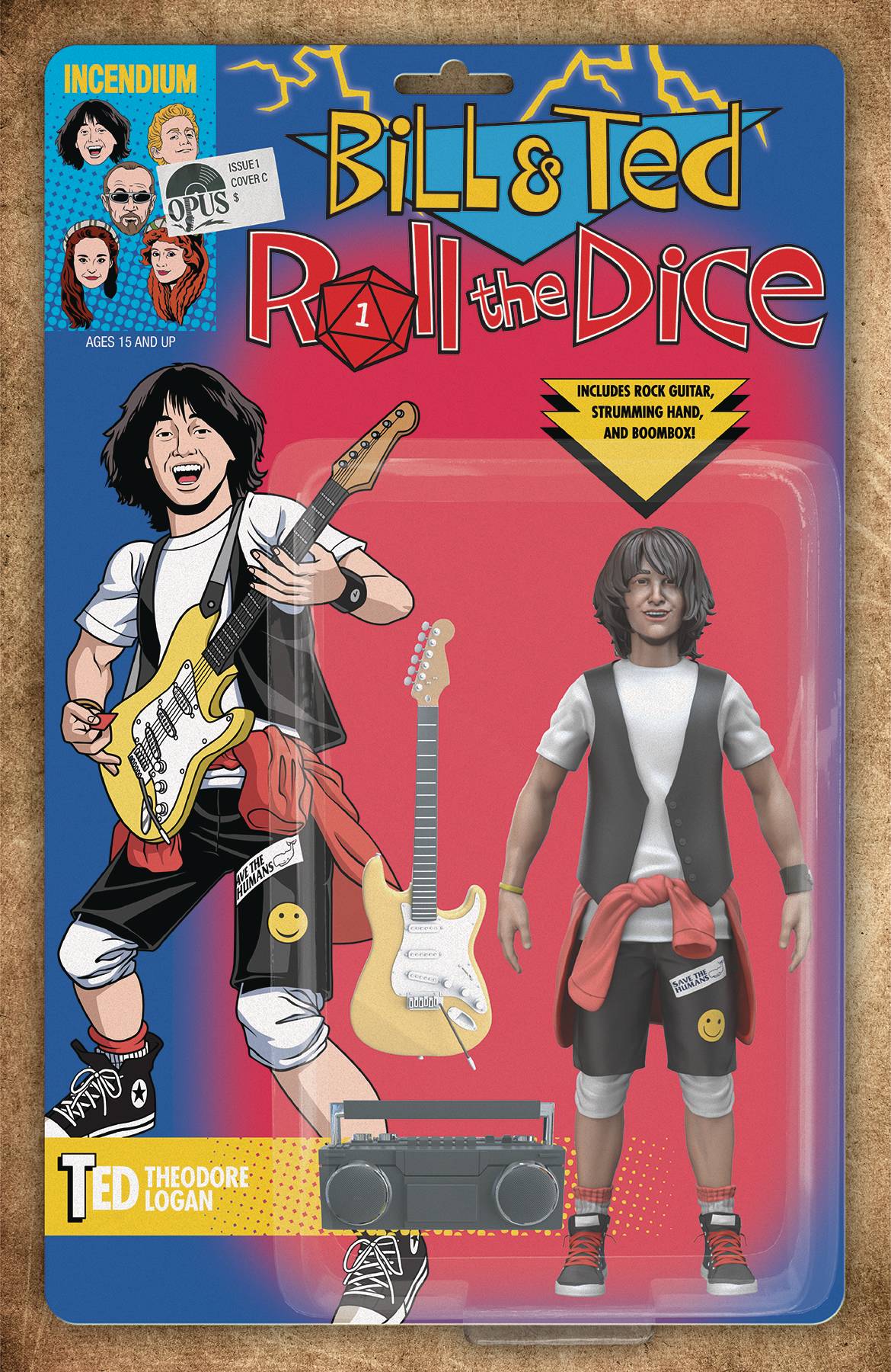 Third Eye Comics Comic Books BILL & TED ROLL DICE #1 CVR C 5 COPY INCV ACTION FIGURE 08593010083900131